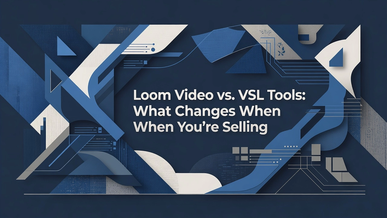 Loom Video vs. VSL Tools: What Changes When You're Selling