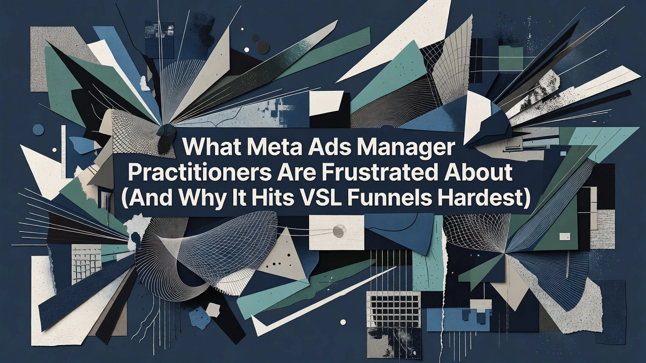 What Meta Ads Manager Practitioners Are Frustrated About (And Why It Hits VSL Funnels Hardest)