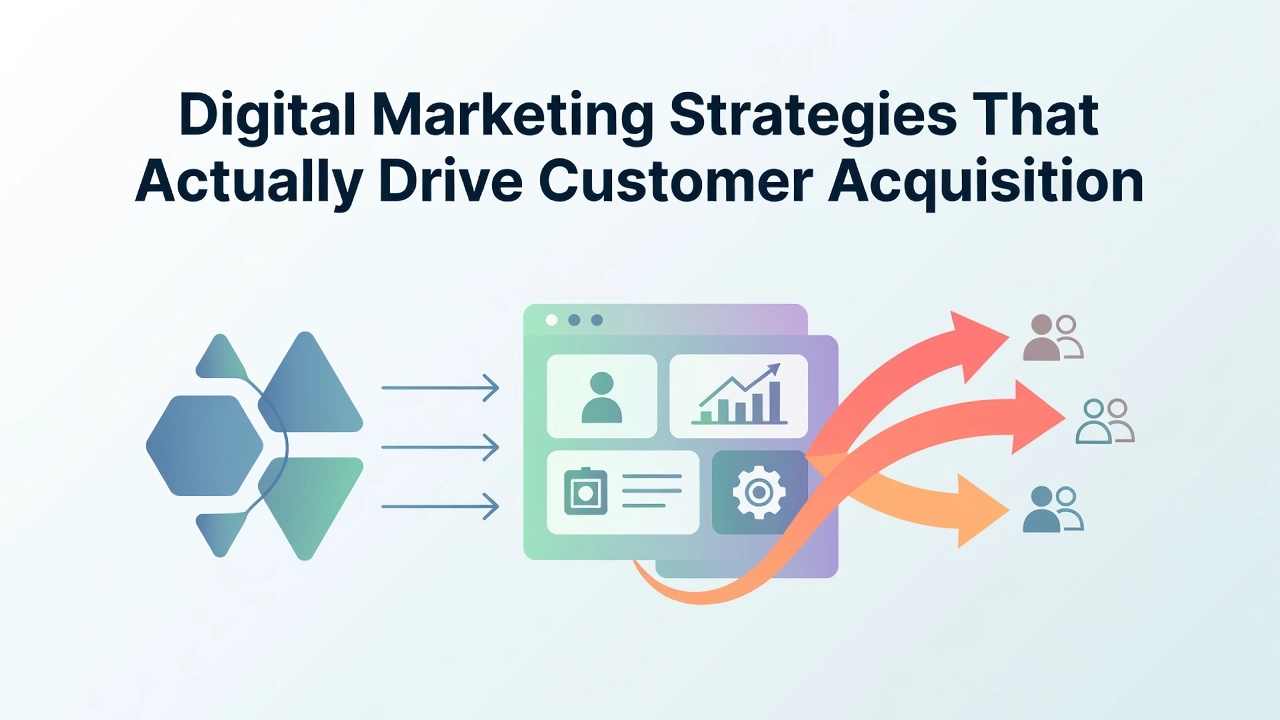 Professional header image for list-based article: Digital Marketing Strategies That Actually Drive Customer...