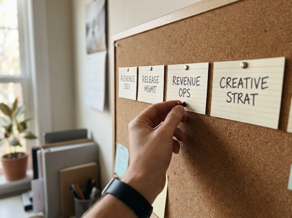 Music Marketing as Four Standing Jobs, Not One Campaign