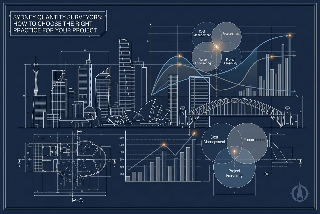 Professional header image for comparison analysis: Sydney Quantity Surveyors: How to Choose the Right Practi...