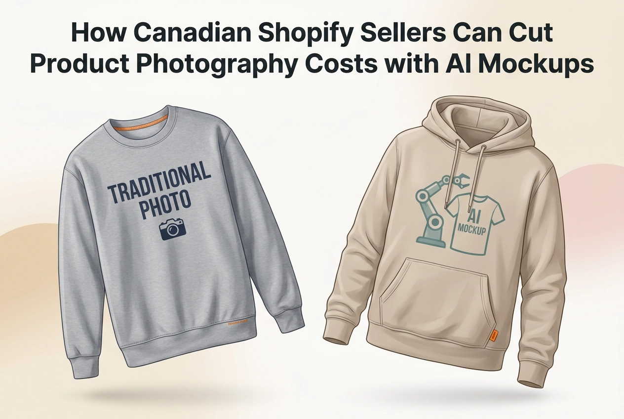 Professional header image for comparison analysis: How Canadian Shopify Sellers Can Cut Product Photography ...