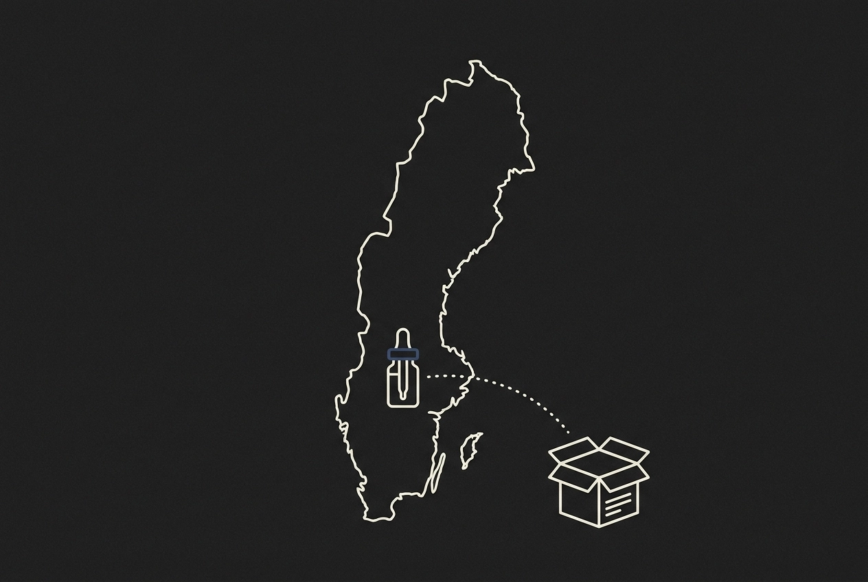 Professional header image for list-based article: Köpa Retatrutide i Sverige: Guide till Kvalitet och Leverans