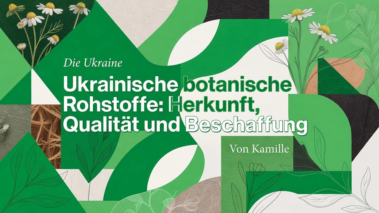 Ukrainische botanische Rohstoffe: Herkunft, Qualität und Beschaffung - Ukrainische botanische rohstoffe Guide Professional header image for industry analysis: Ukrainische botanische Rohstoffe: Herkunft, Qualität und ...