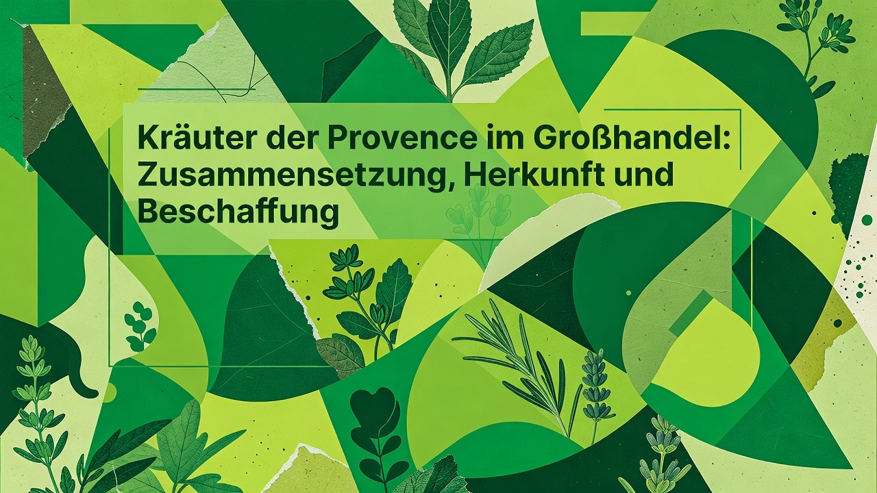 Kräuter der Provence im Großhandel: Zusammensetzung, Herkunft und - kräuter der provence Guide Professional header image for industry analysis: Kräuter der Provence im Großhandel: Zusammensetzung, Herk...