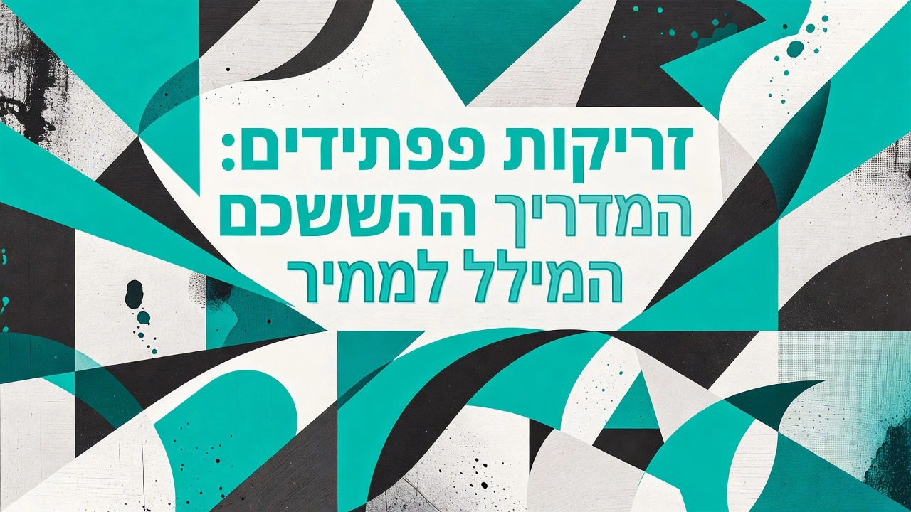 Professional header image for educational tutorial: זריקות פפטידים: המדריך המקצועי המלא למחקר