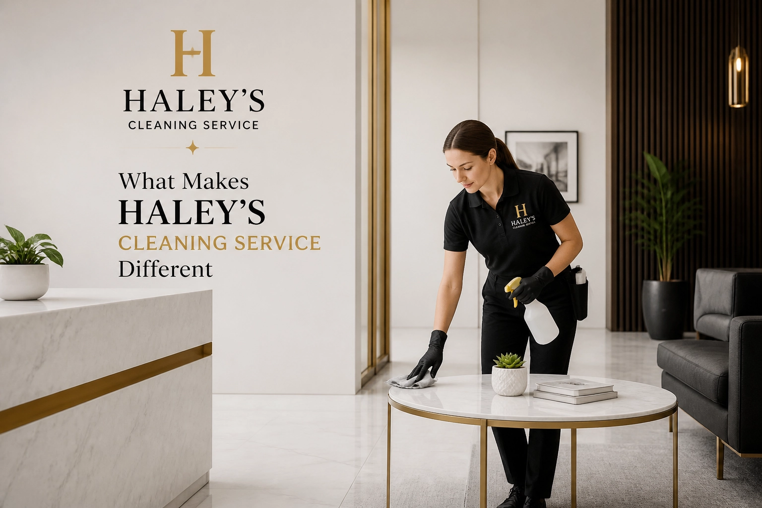 Professional header image for list-based article: What Makes Haley's Cleaning Service Different