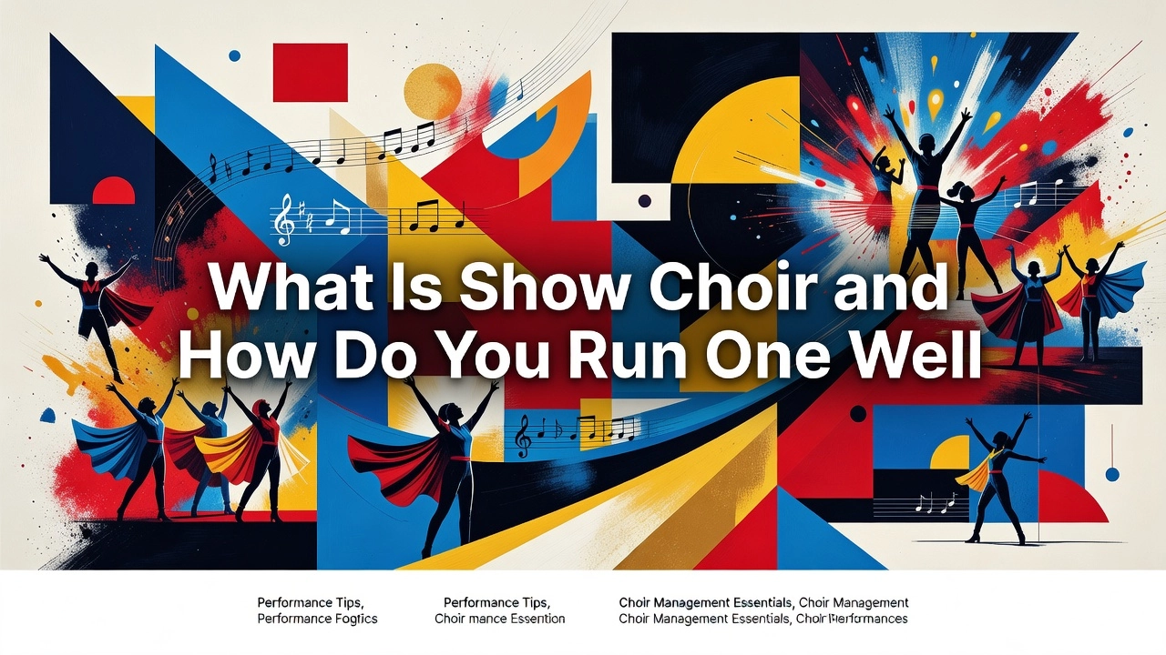 Professional header image for list-based article: What Is Show Choir and How Do You Run One Well