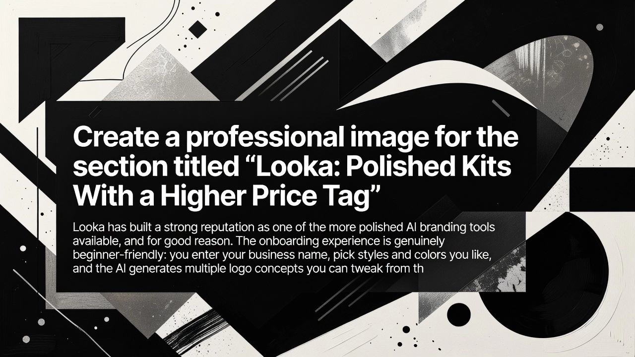 Looka: Polished Kits With a Higher Price Tag