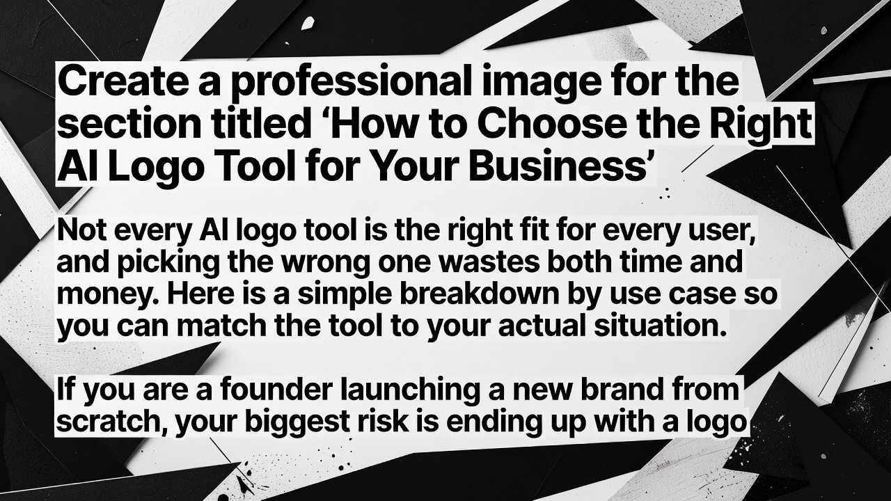 How to Choose the Right AI Logo Tool for Your Business How to Choose the Right AI Logo Tool for Your Business