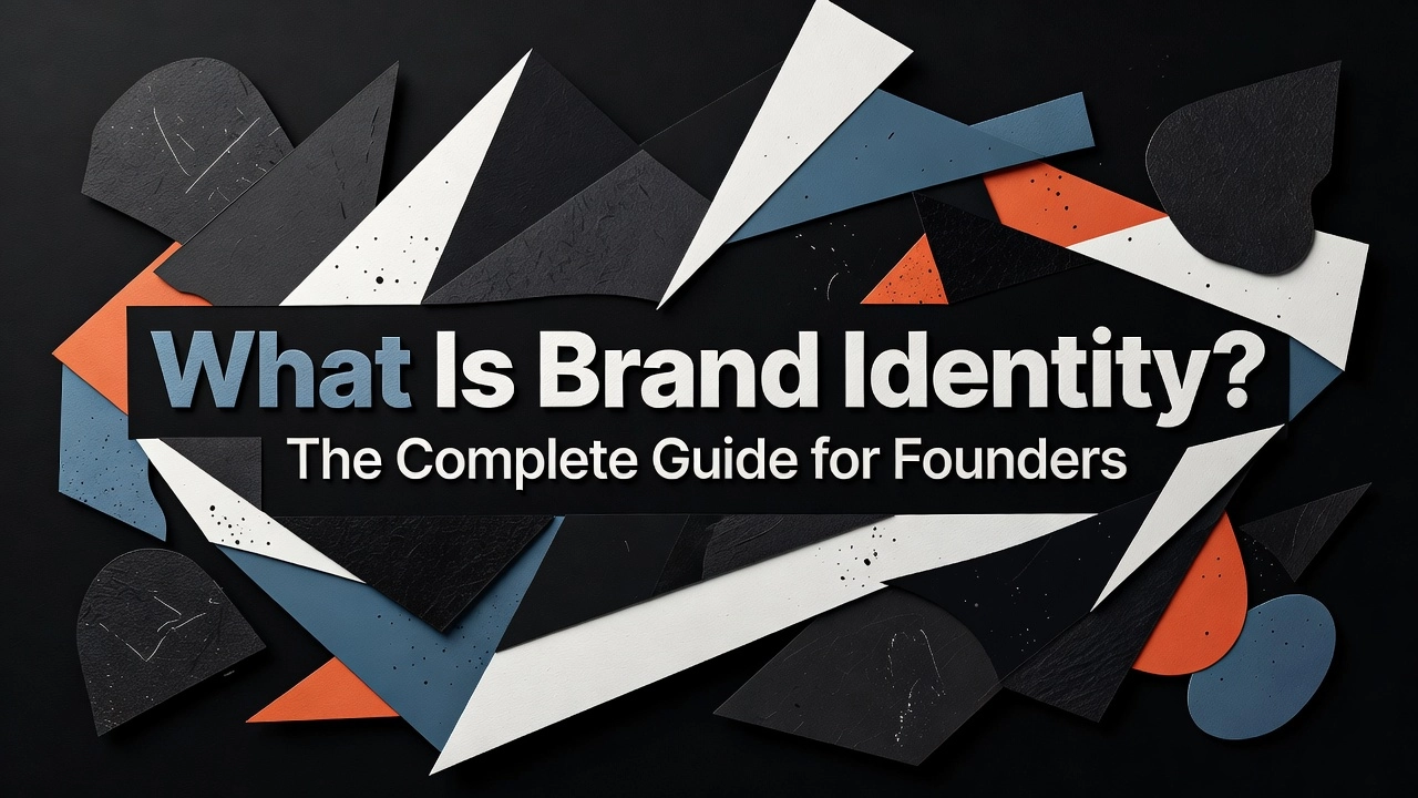 Professional header image for step-by-step guide: What Is Brand Identity? The Complete Guide for Founders