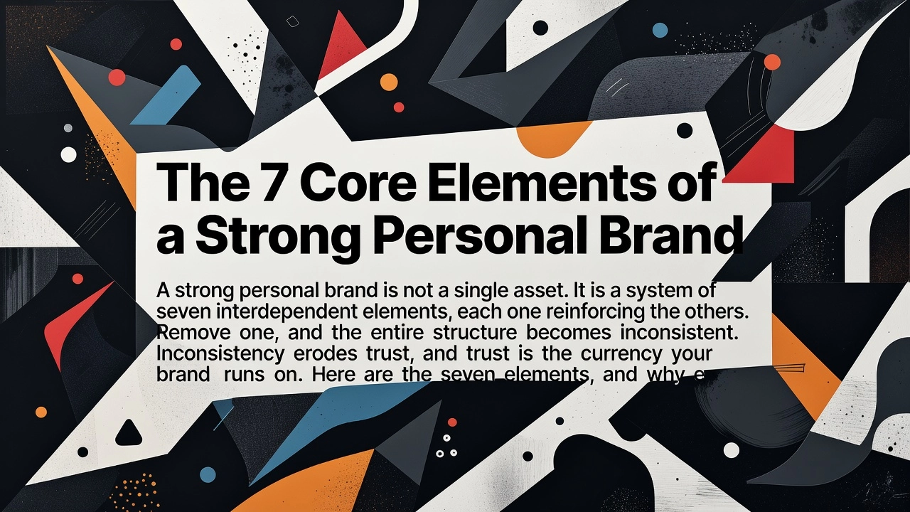 The 7 Core Elements of a Strong Personal Brand