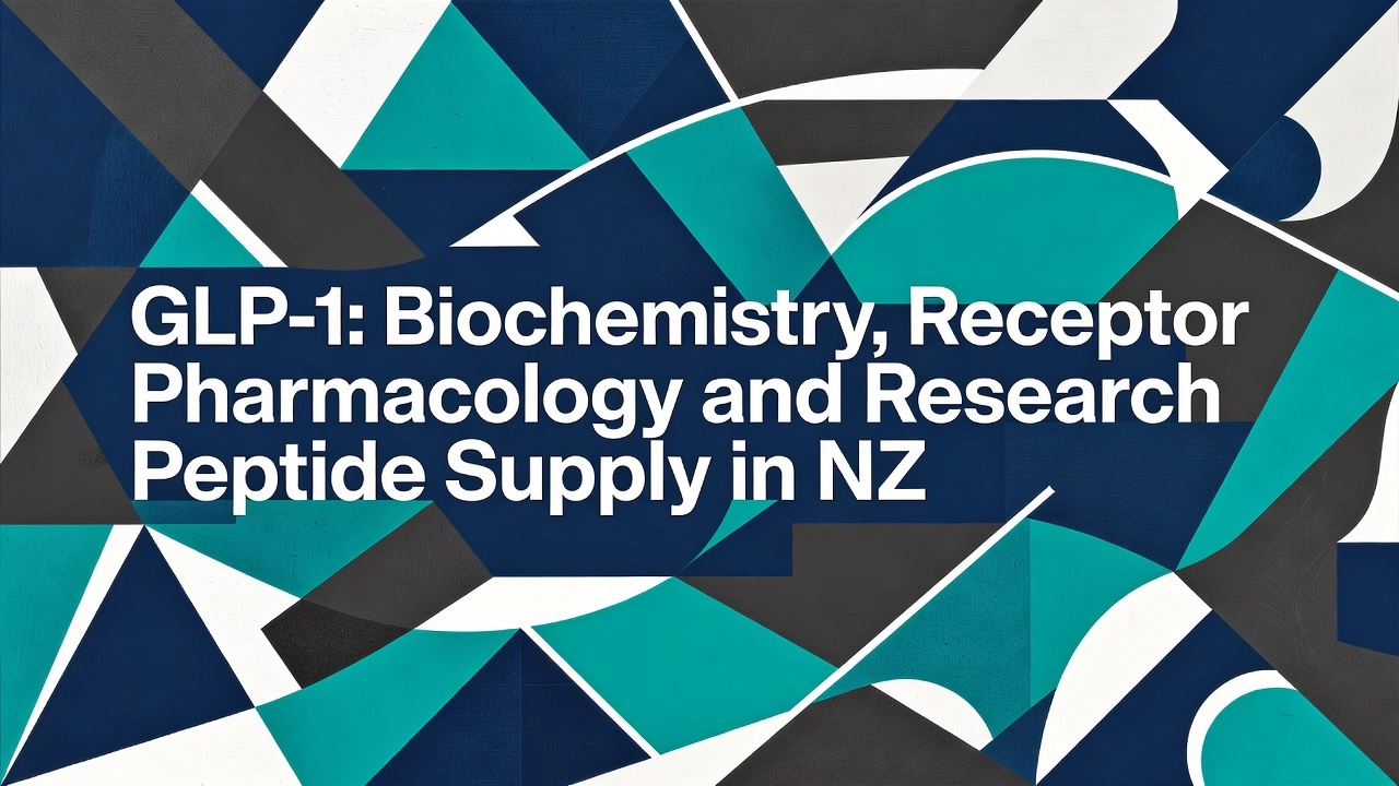 Professional header image for industry analysis: GLP-1: Biochemistry, Receptor Pharmacology and Research P...