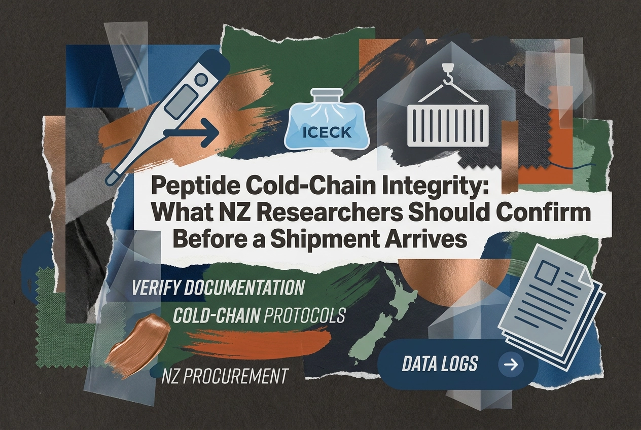 Professional header image for industry analysis: Peptide Cold-Chain Integrity: What NZ Researchers Should ...