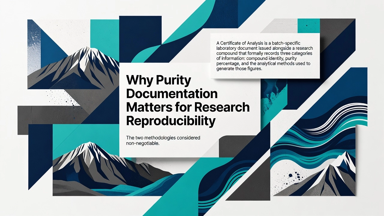 Why Purity Documentation Matters for Research Reproducibility