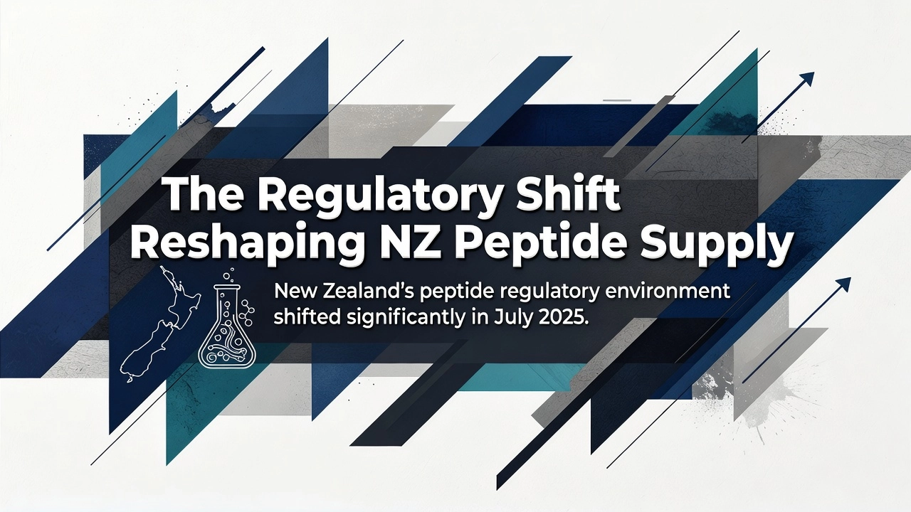 The Regulatory Shift Reshaping NZ Peptide Supply