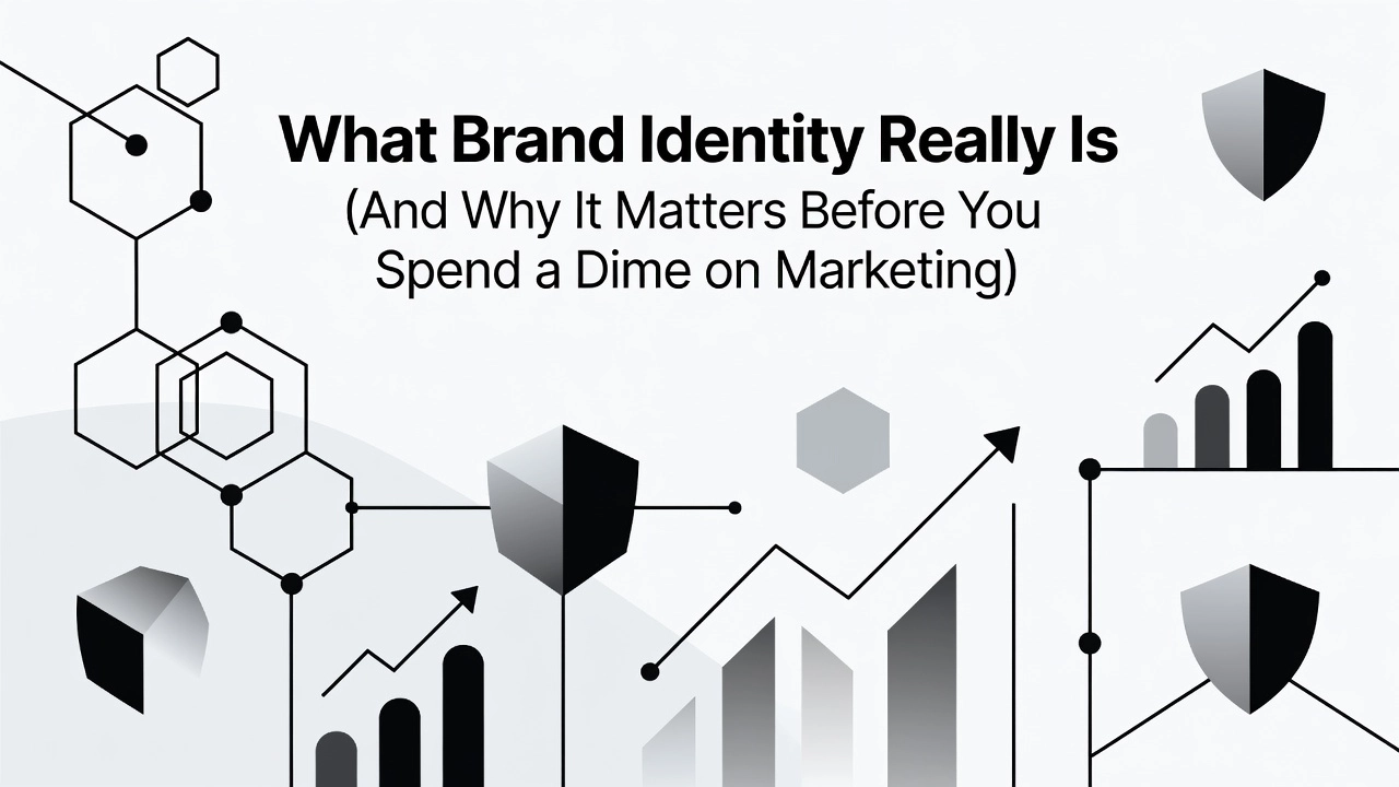 Professional header image for list-based article: What Brand Identity Really Is (And Why It Matters Before ...