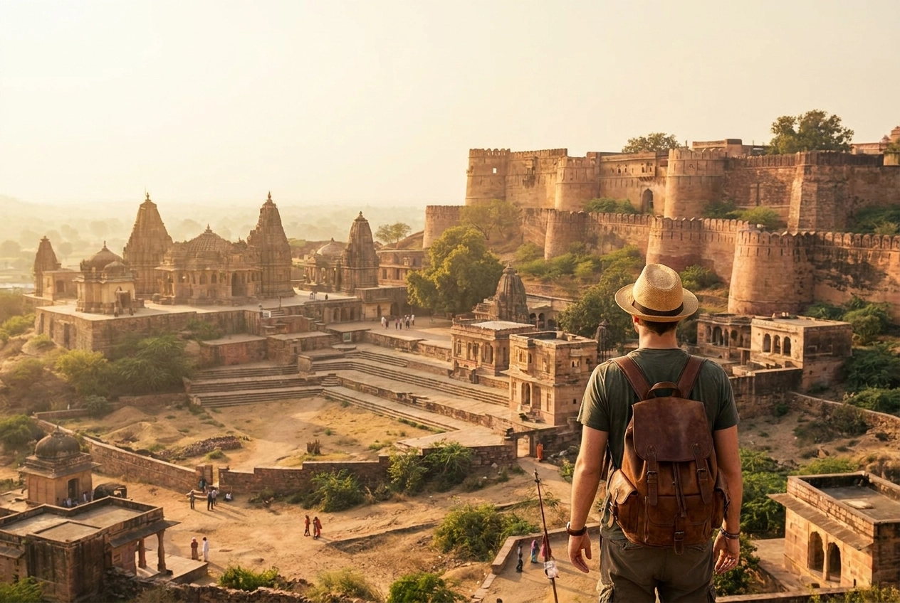 Professional header image for list-based article: Golden Triangle Tour Package from Australia: The Complete...