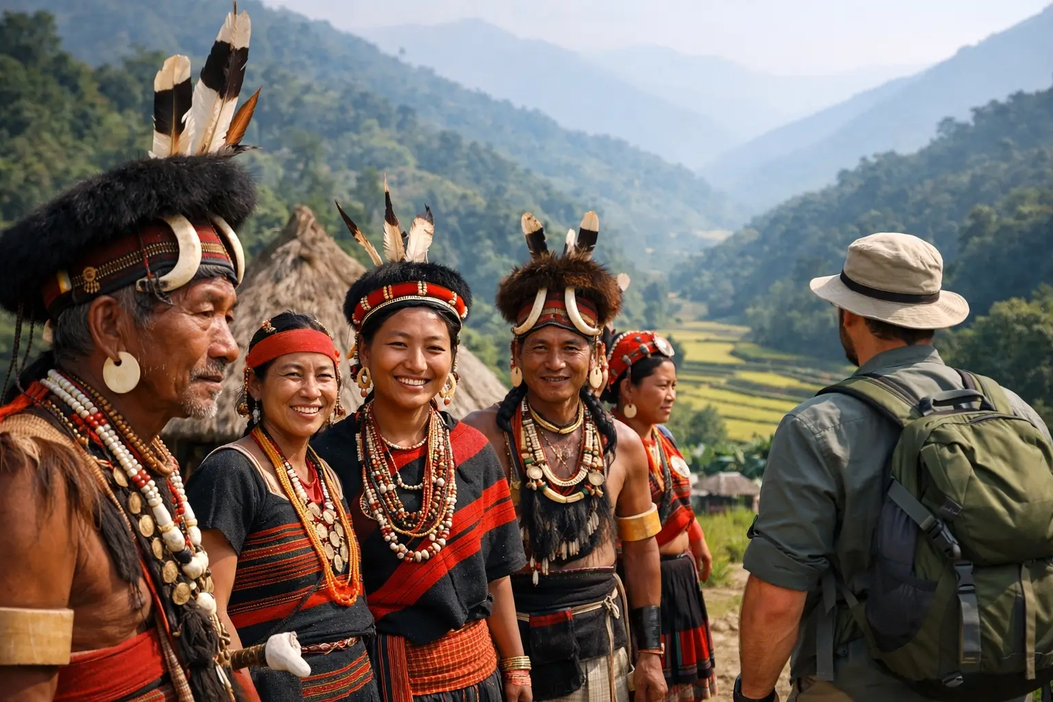 Tribal culture and landscape in North East India