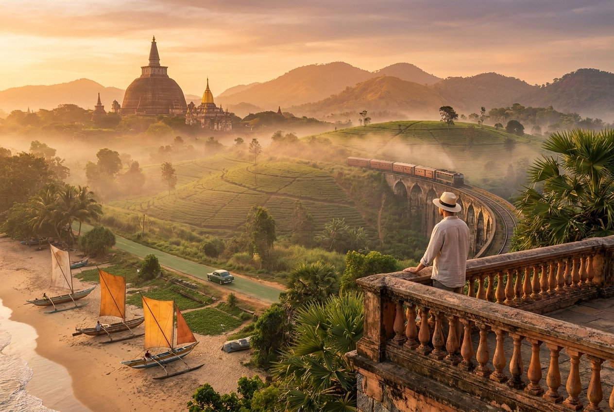 Professional header image for list-based article: A 9-Day Sri Lanka Itinerary That Actually Works