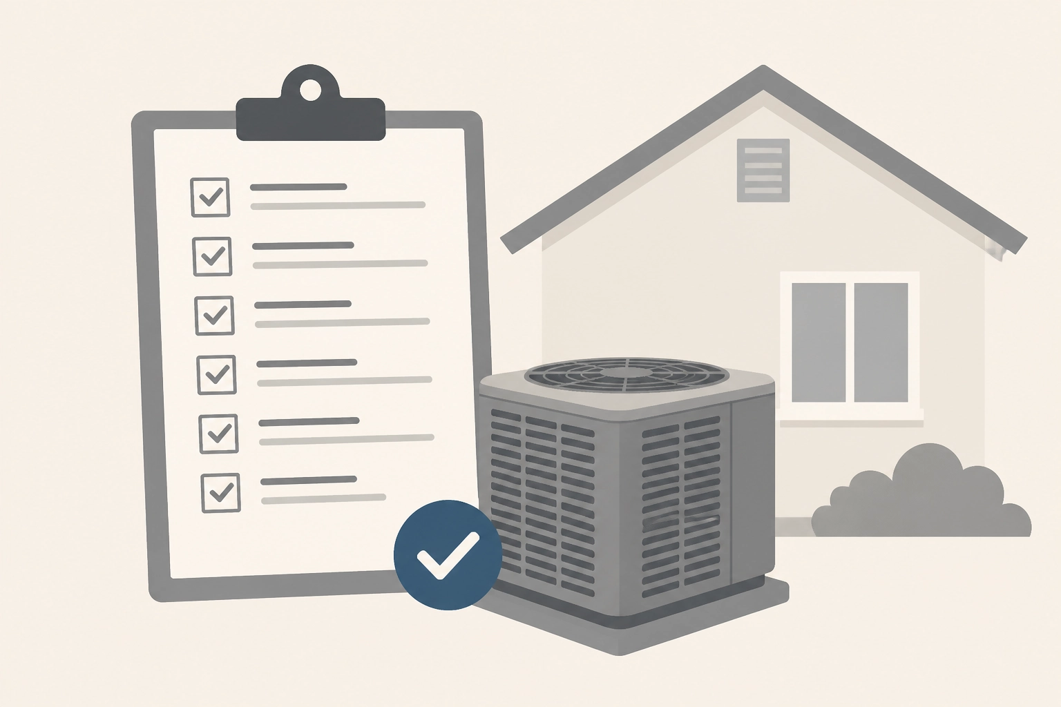 Professional header image for list-based article: 7 Things to Check Before Hiring a Central AC Installation...