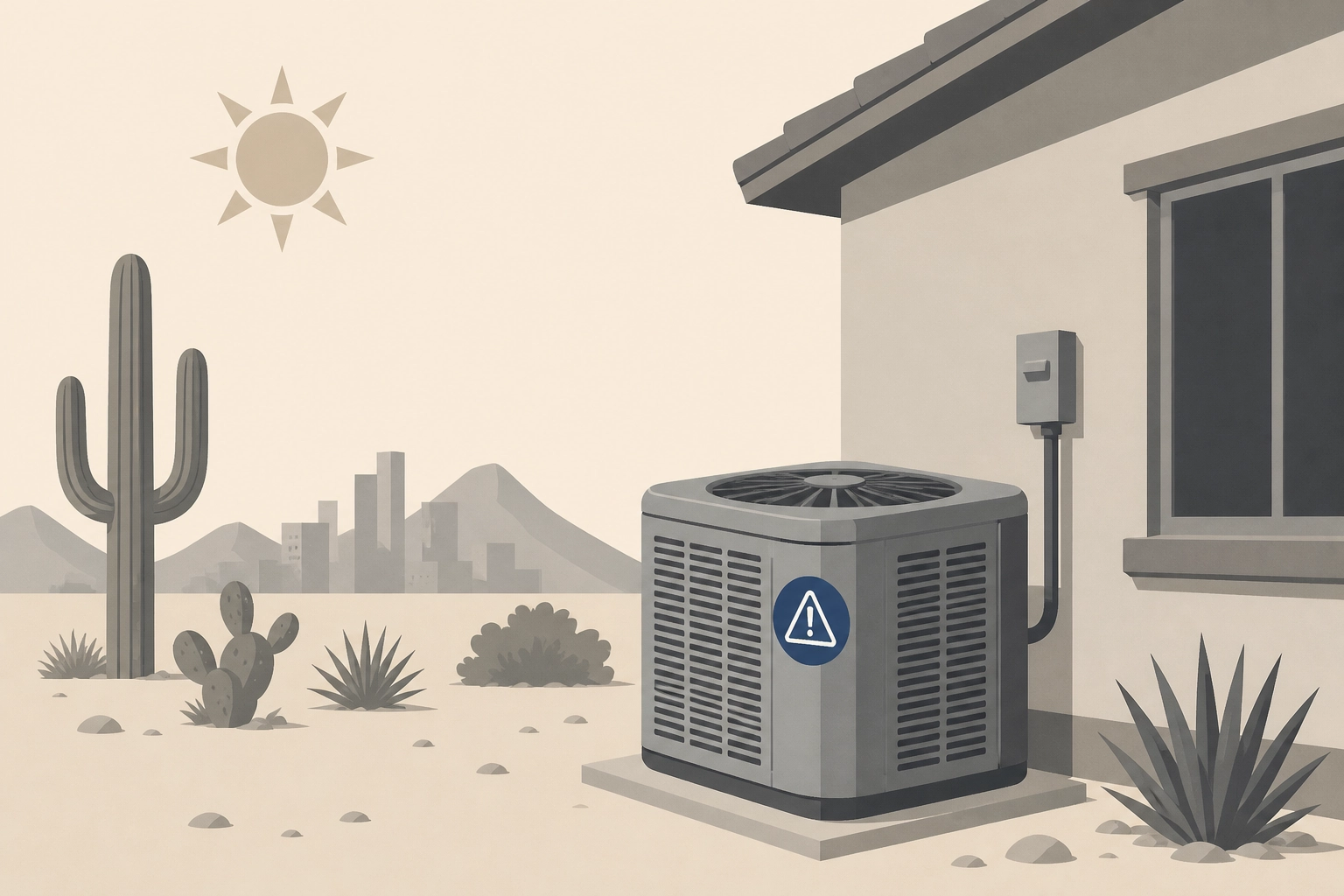 Professional header image for step-by-step guide: Emergency AC Repair in Phoenix: What to Do When Your AC D...