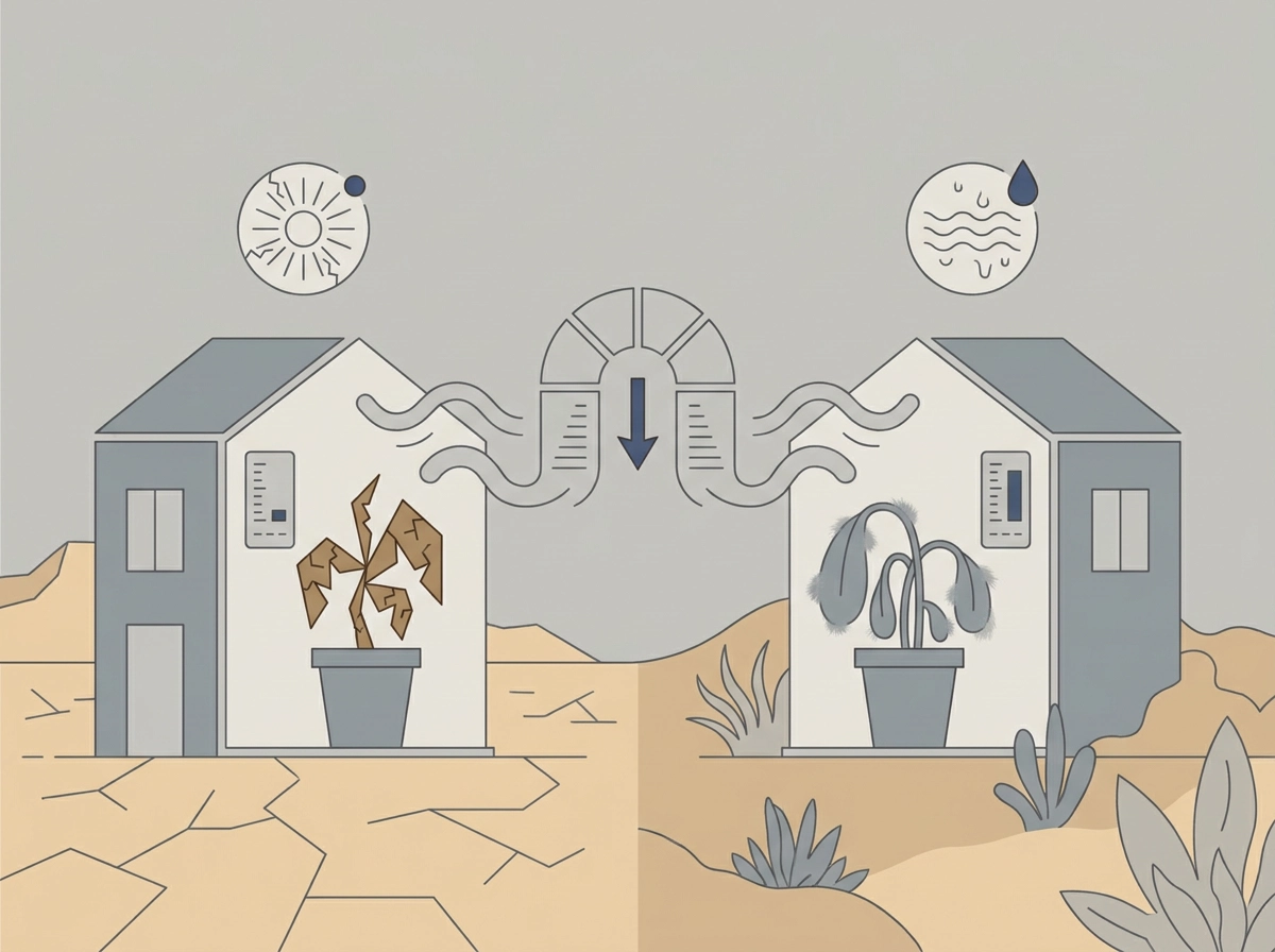 Humidity in a Desert Home: Why Both Extremes Damage Air Quality Humidity in a Desert Home: Why Both Extremes Damage Air Quality