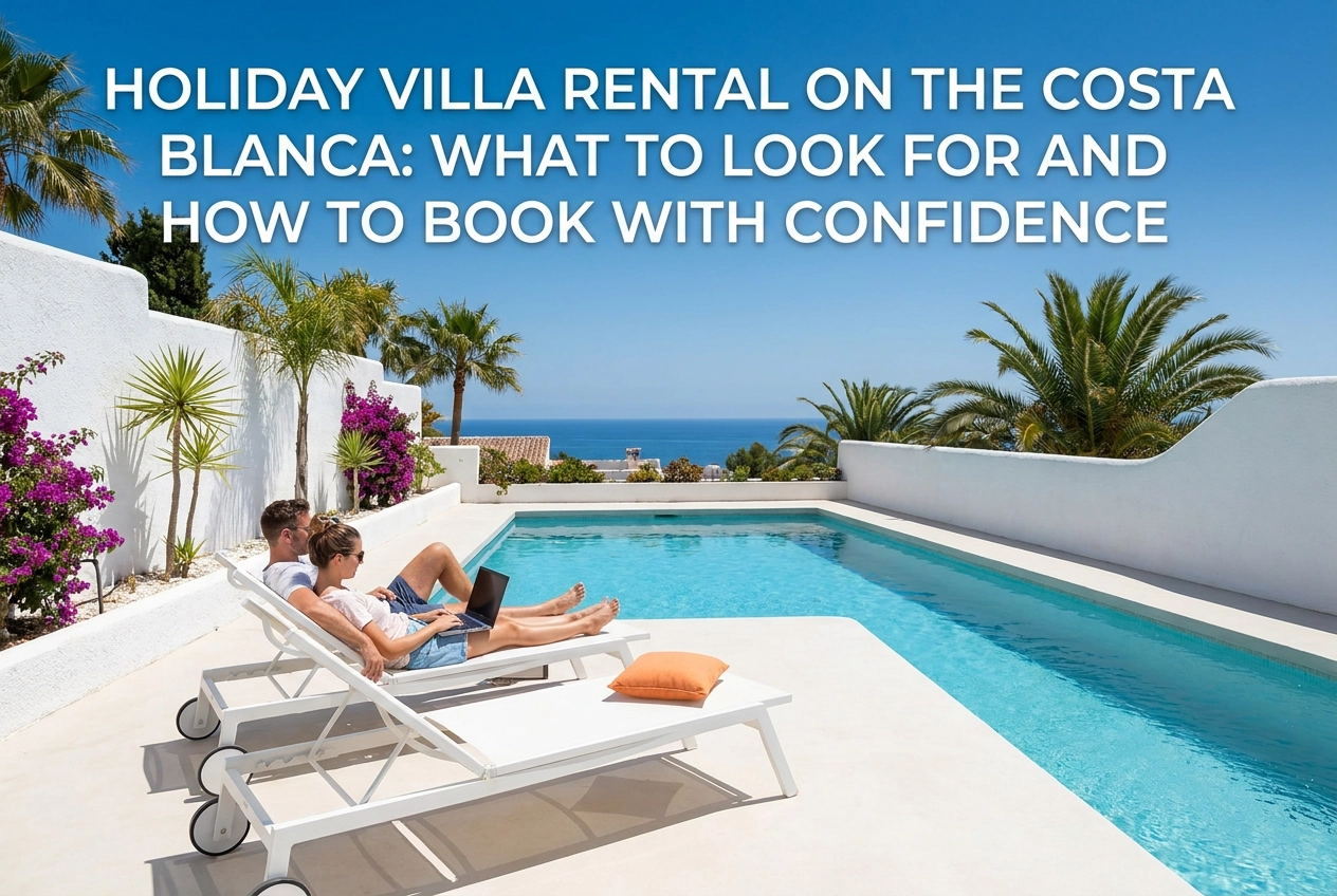 Professional header image for step-by-step guide: Holiday Villa Rental on the Costa Blanca: What to Look Fo...