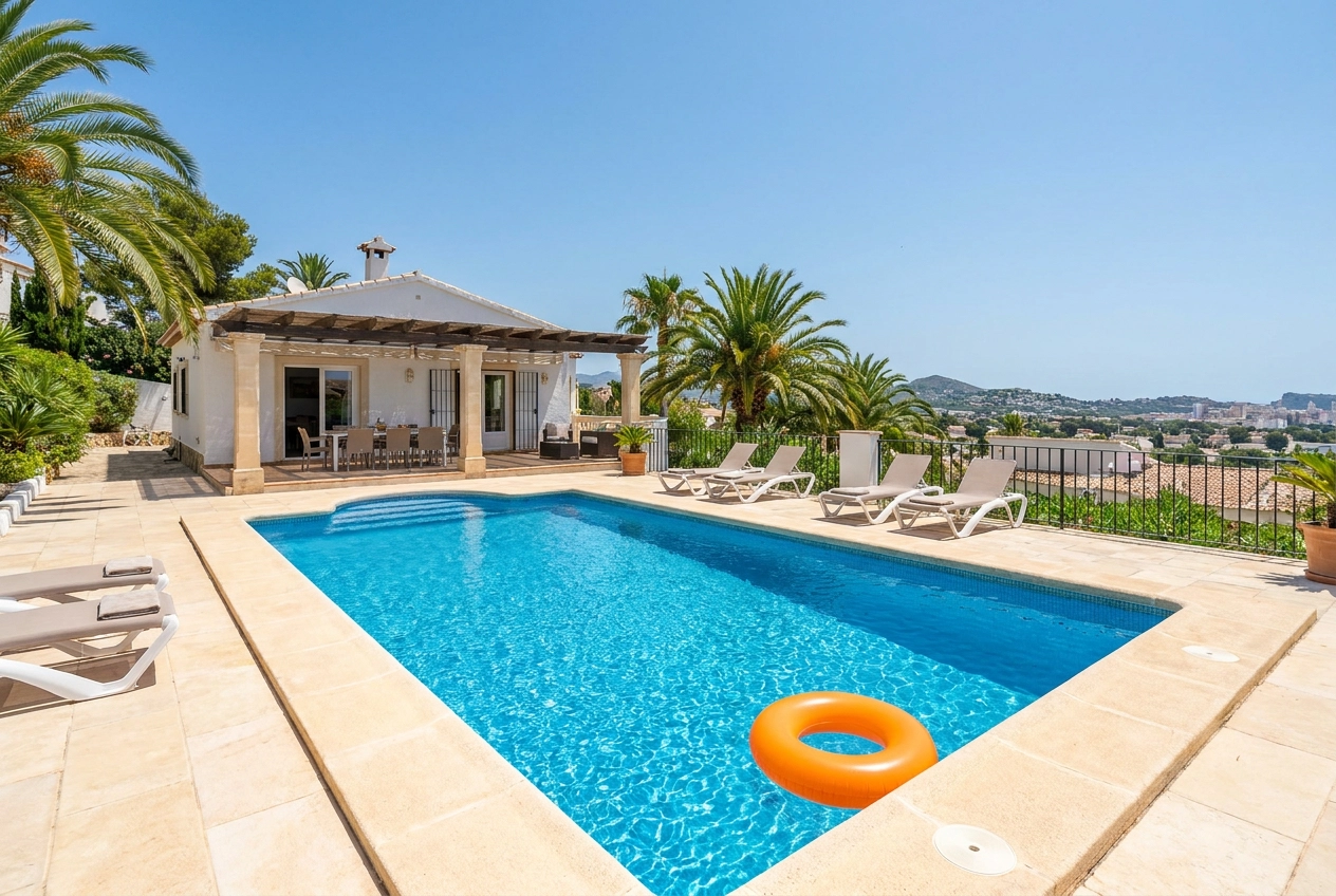 Professional header image for comparison analysis: Vakantievilla met privézwembad aan de Costa Blanca: waaro...