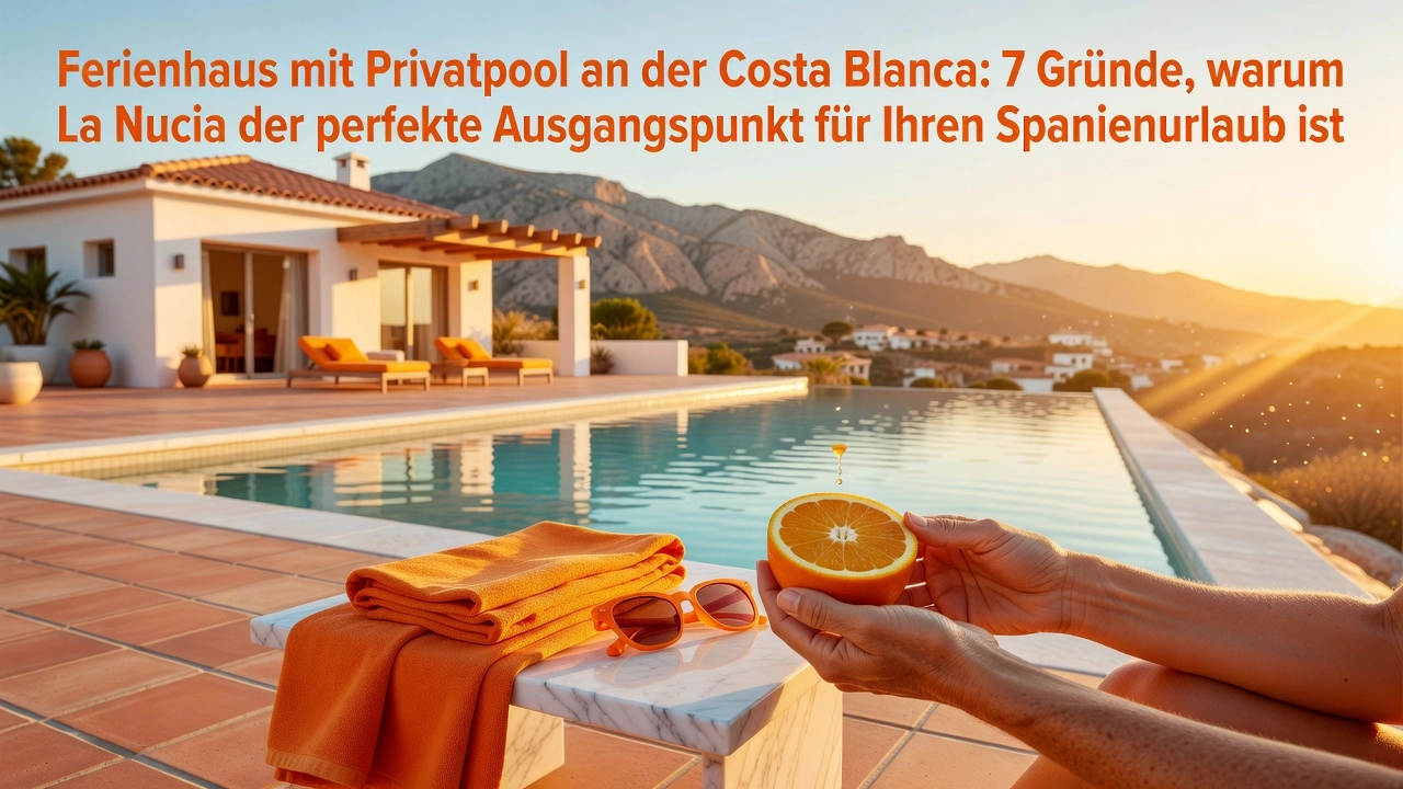 Professional header image for list-based article: Ferienhaus mit Privatpool an der Costa Blanca: 7 Gründe, ...