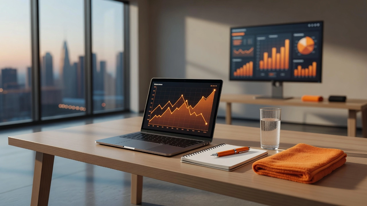 Professional header image for industry analysis: The Online Personal Trainer Income Gap: What the Data Rev...