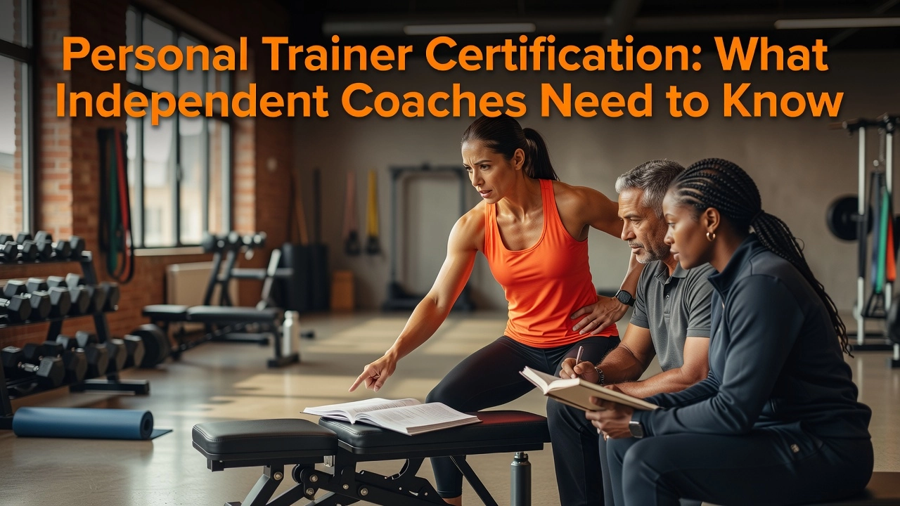 Professional header image for list-based article: Personal Trainer Certification: What Independent Coaches ...