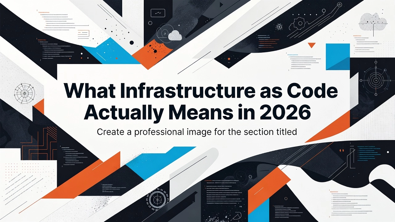 What Infrastructure as Code Actually Means in 2026