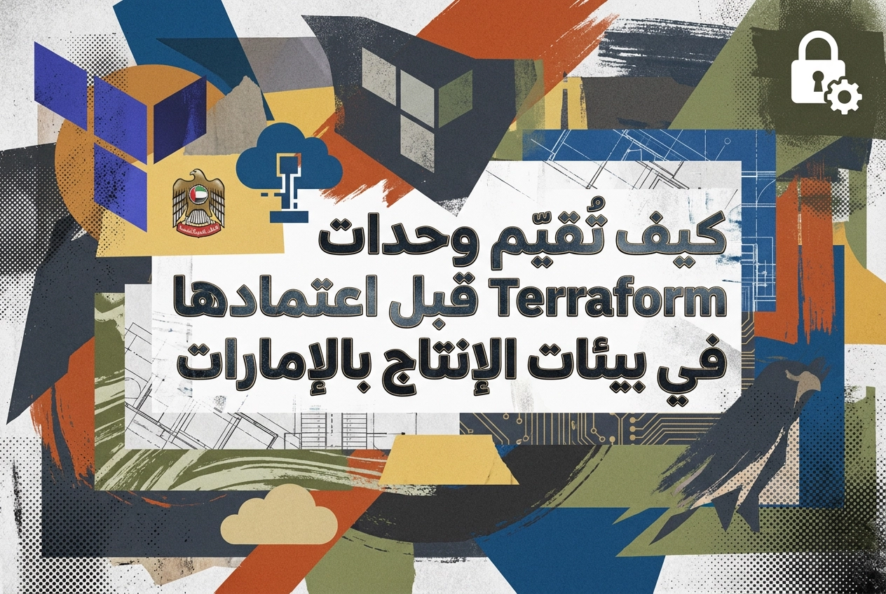 Professional header image for step-by-step guide: كيف تُقيّم وحدات Terraform قبل اعتمادها في بيئات الإنتاج ...