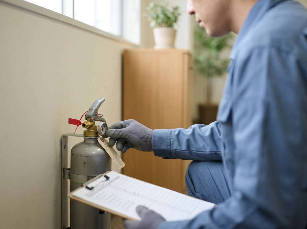 What a Fire Extinguisher Inspection Actually Covers