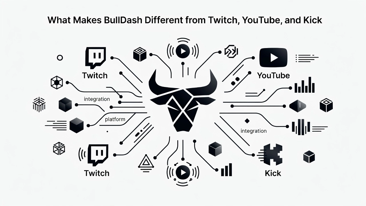 What Makes BullDash Different from Twitch, YouTube, and Kick What Makes BullDash Different from Twitch, YouTube, and Kick