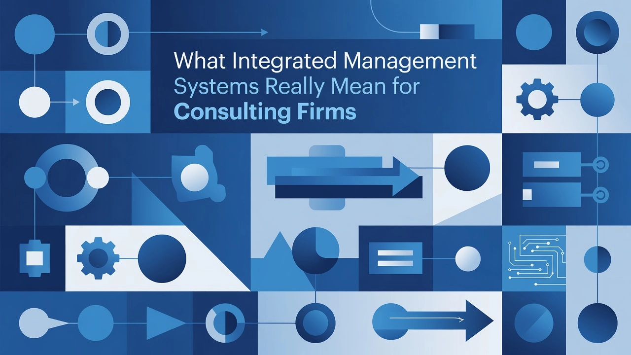 Professional header image for industry analysis: What Integrated Management Systems Really Mean for Consul...