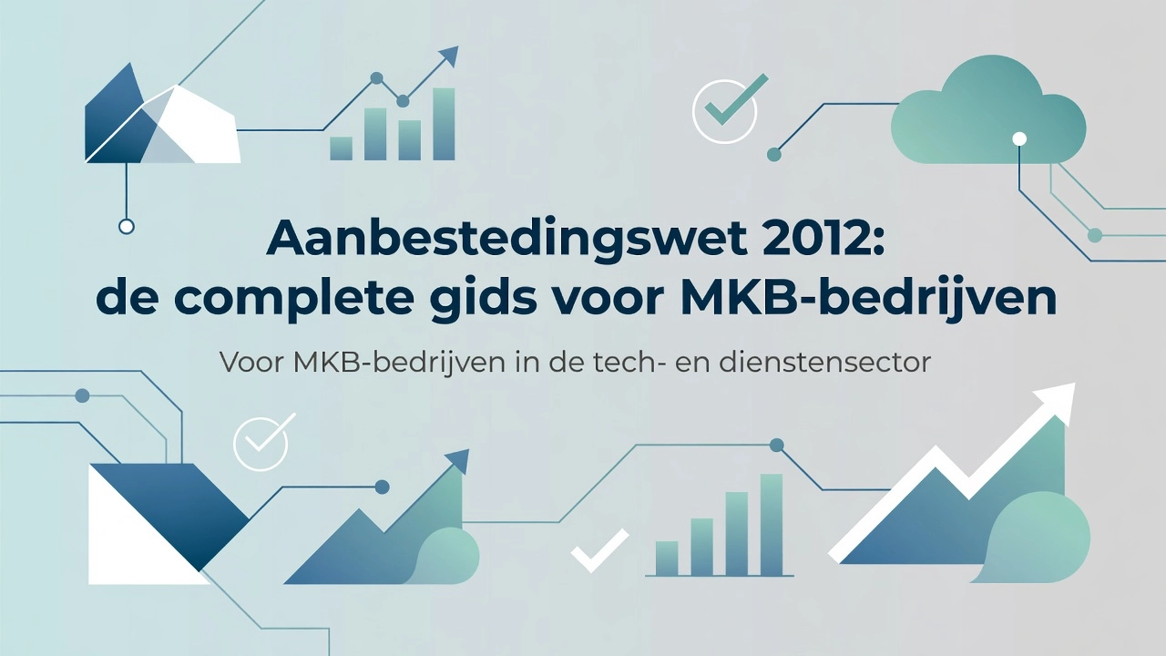 Professional header image for educational tutorial: Aanbestedingswet 2012: de complete gids voor MKB-bedrijven