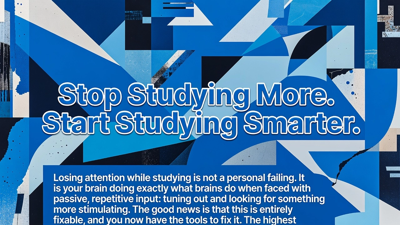 Stop Studying More. Start Studying Smarter.