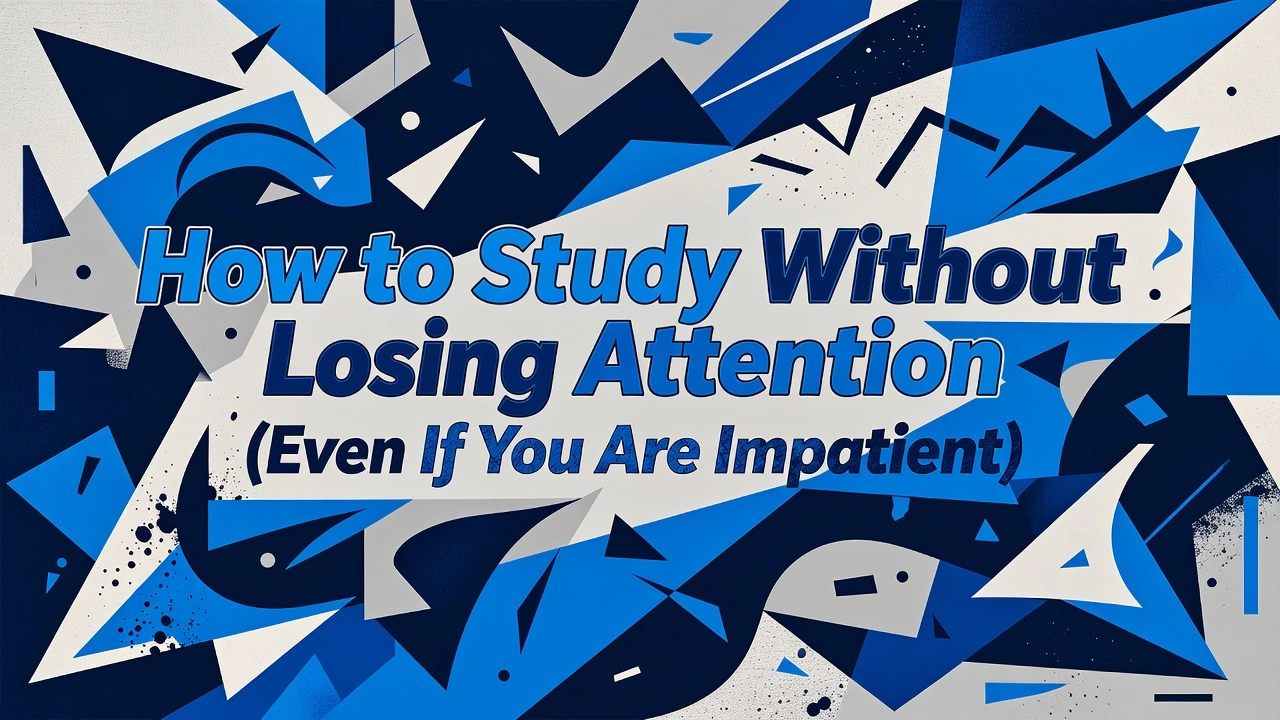 Professional header image for list-based article: How to Study Without Losing Attention (Even If You Are Im...