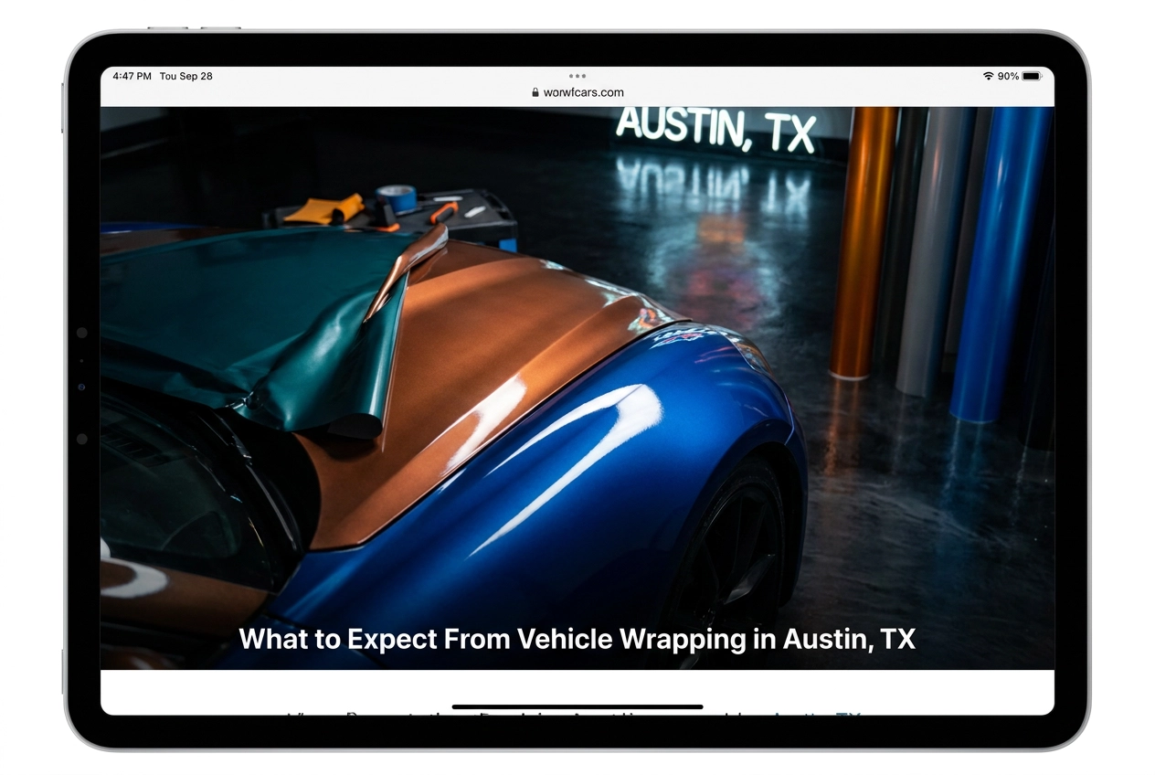 What to Expect From Vehicle Wrapping in Austin, TX