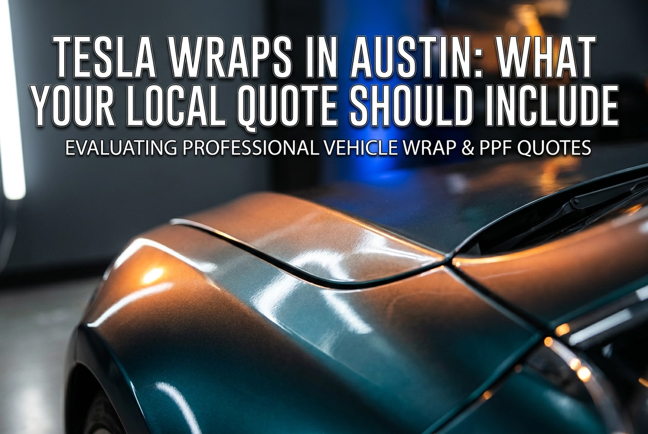 Tesla Wraps in Austin: What Your Local Quote Should Include