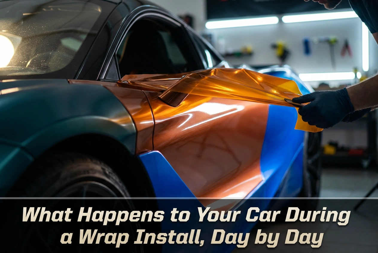 What Happens to Your Car During a Wrap Install, Day by Day