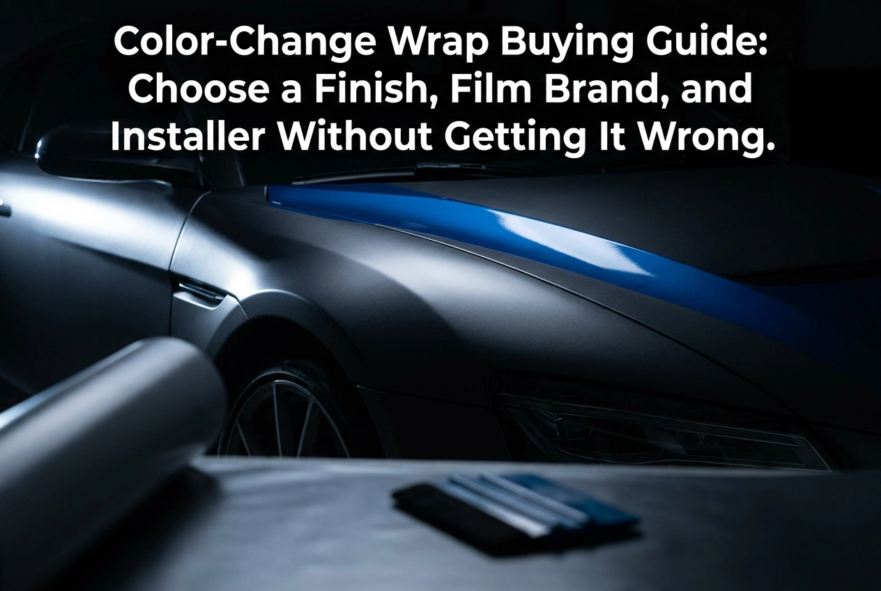 Color-Change Wrap Buying Guide: Choose a Finish, Film Brand, and Installer Without Getting It Wrong