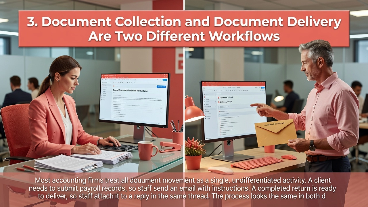 3. Document Collection and Document Delivery Are Two Different Workflows