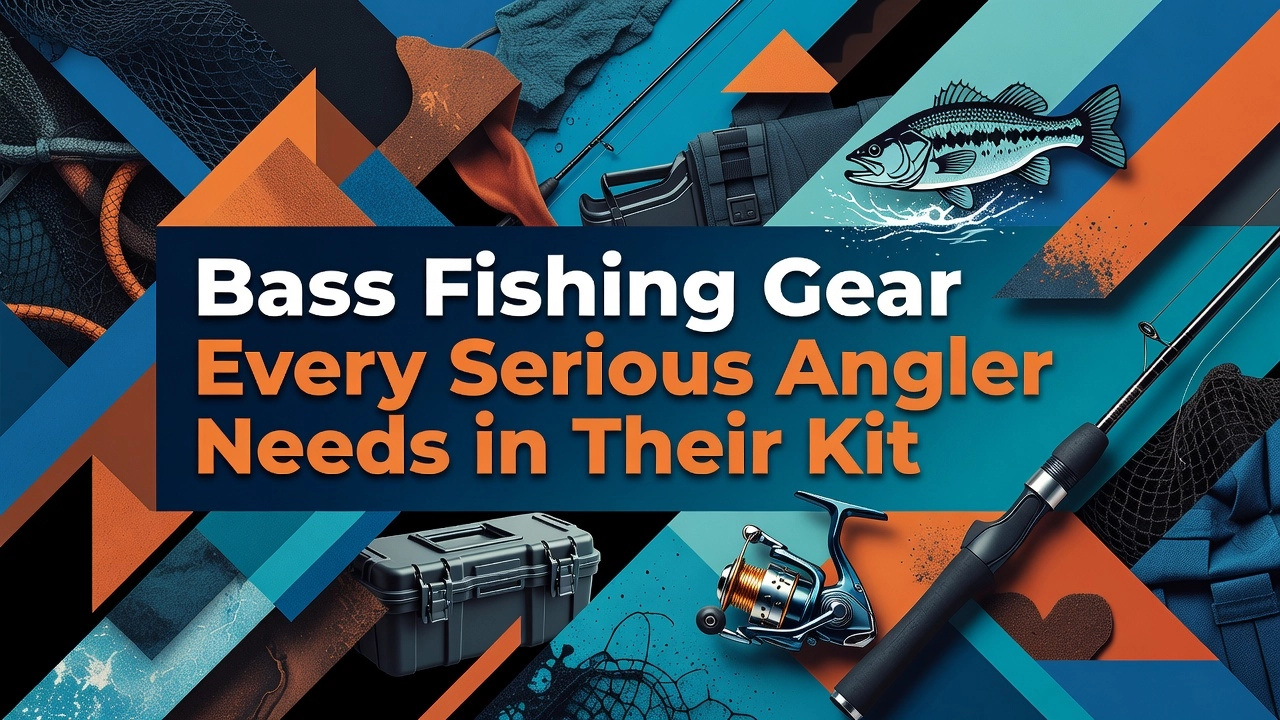 Professional header image for list-based article: Bass Fishing Gear Every Serious Angler Needs in Their Kit